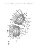 POSITIONAL RECOGNITION USING BEMF ZERO CROSSOVER RECOGNITION OF A ROTOR OF     AN ELECTRONICALLY COMMUTATED ELECTRIC MACHINE WITH TWO COIL SECTIONS OF     DIFFERENT INDUCTANCES diagram and image