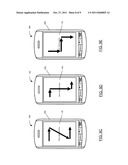 METHOD OF PROVIDING SECURITY ON A PORTABLE ELECTRONIC DEVICE HAVING A     TOUCH-SENSITIVE DISPLAY diagram and image