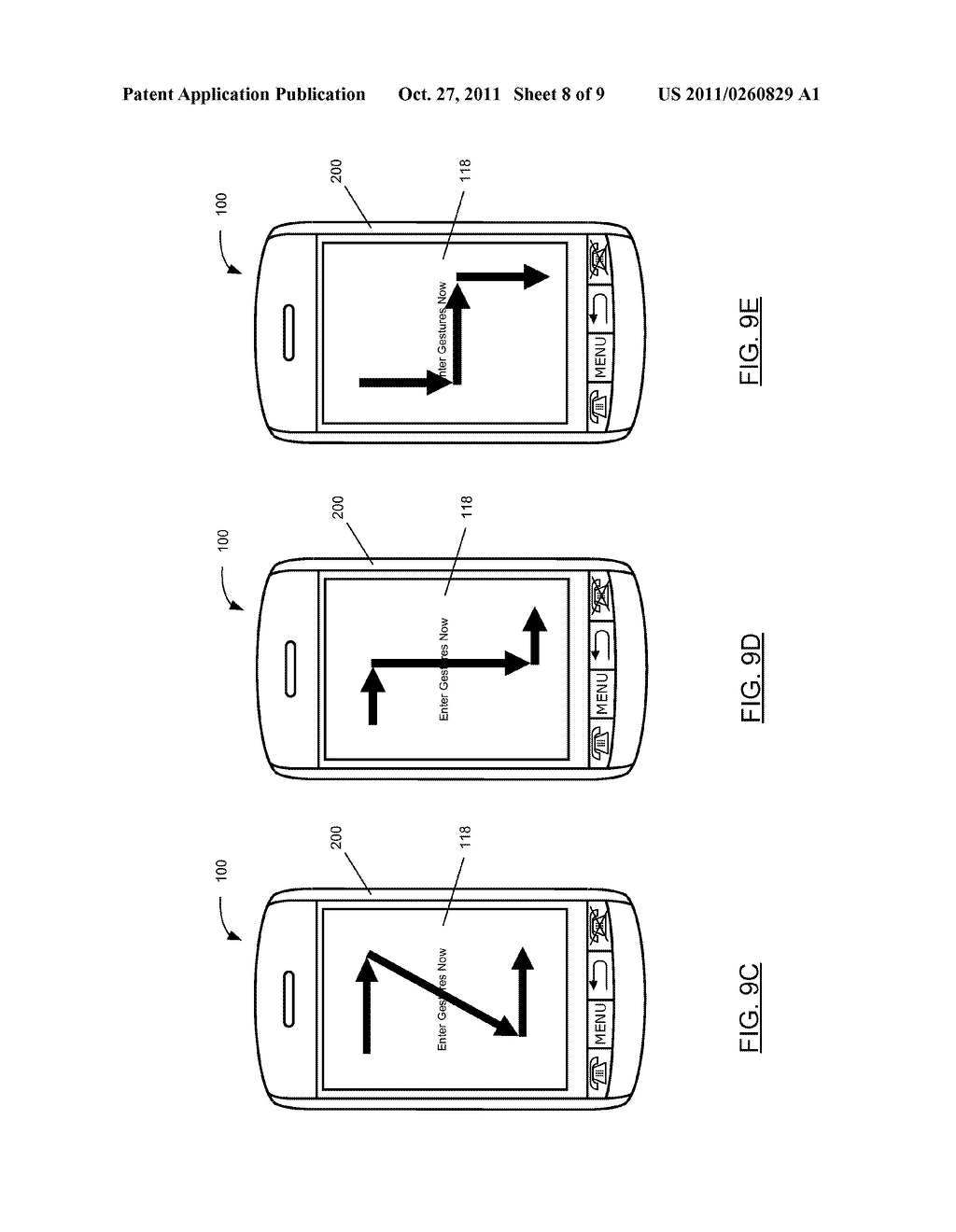 METHOD OF PROVIDING SECURITY ON A PORTABLE ELECTRONIC DEVICE HAVING A     TOUCH-SENSITIVE DISPLAY - diagram, schematic, and image 09