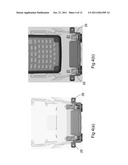 DOCKING CRADLE WITH FLOATING CONNECTOR ASSEMBLY diagram and image