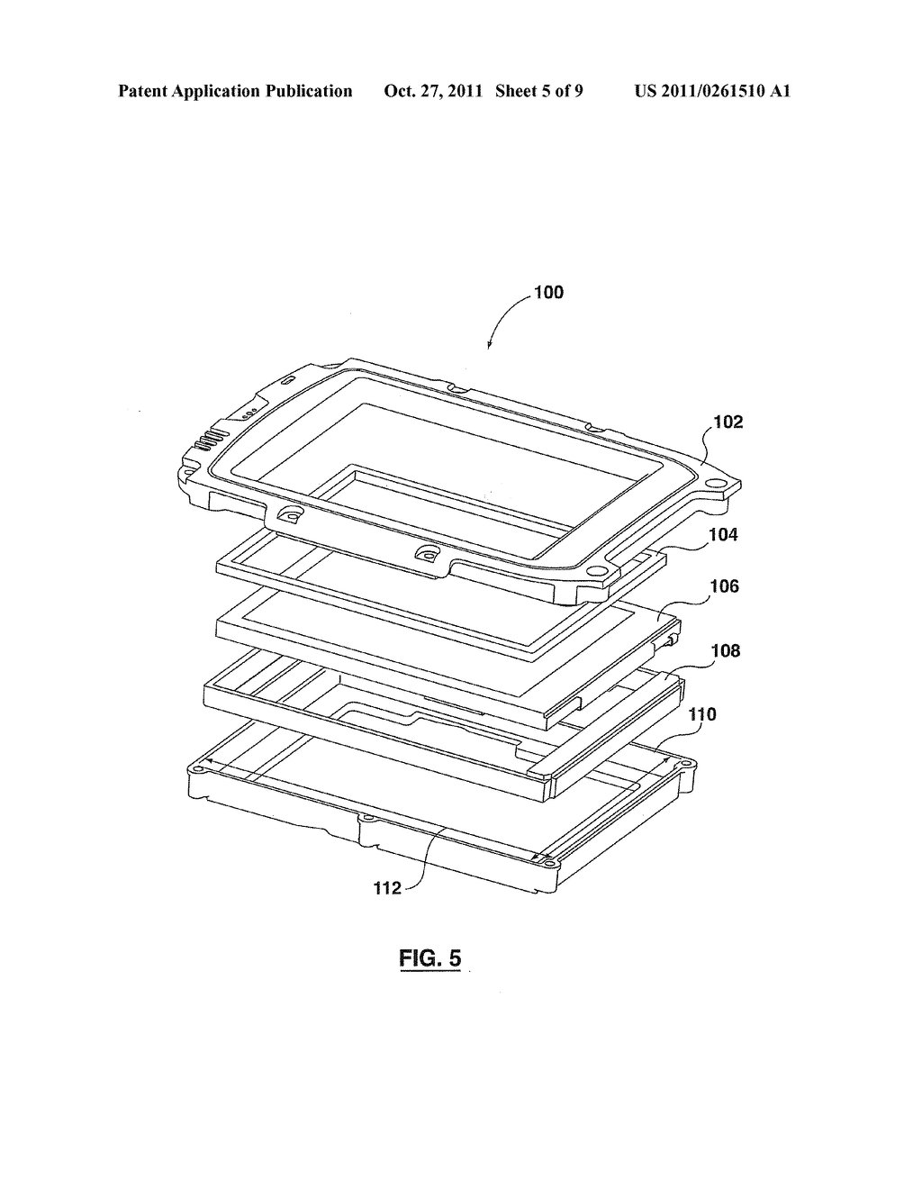 Display Assembly for a Portable Module - diagram, schematic, and image 06