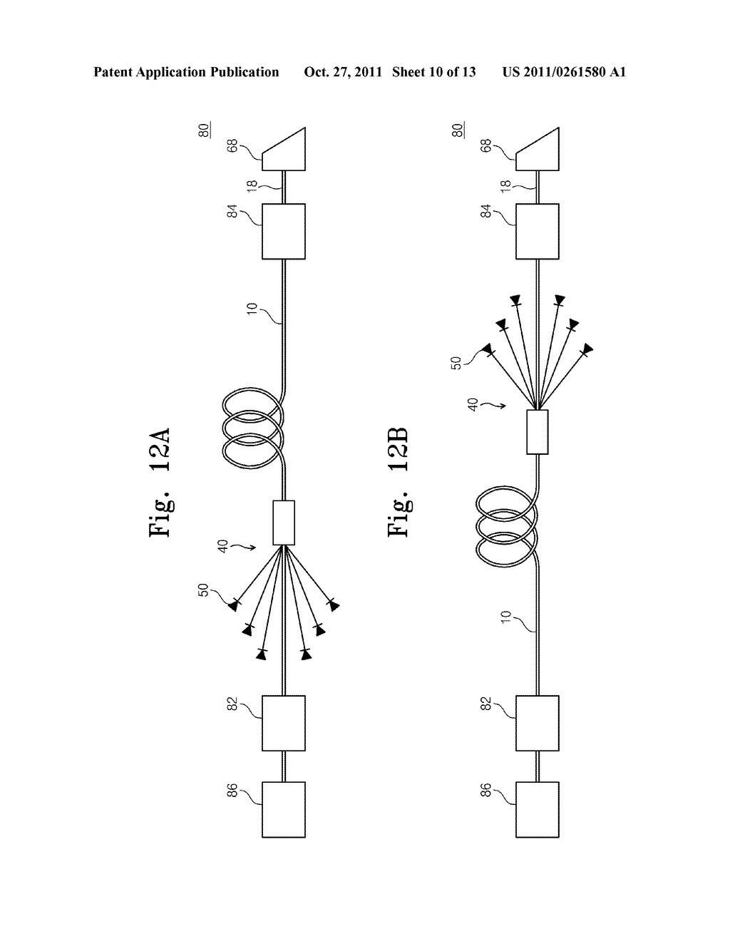 OPTICAL FIBER COUPLER, METHOD OF MANUFACTURING THE SAME, AND ACTIVE     OPTICAL MODULE - diagram, schematic, and image 11