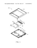 POSITIONING STRUCTURE FOR SPEAKER OF PORTABLE ELECTRONIC DEVICE diagram and image
