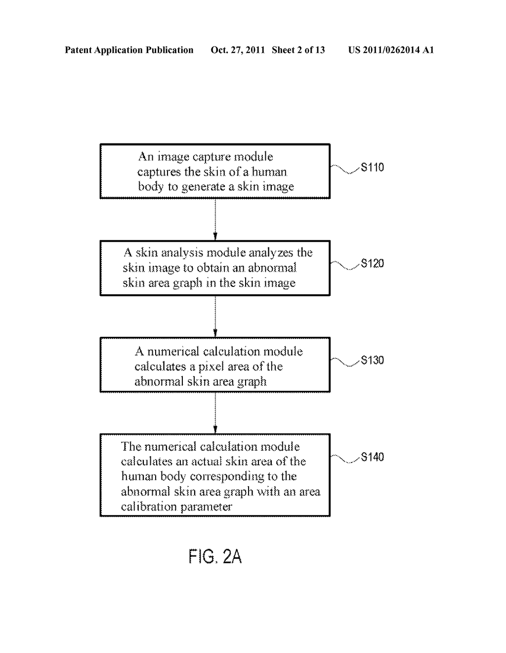 ABNORMAL SKIN AREA CALCULATING SYSTEM AND CALCULATING METHOD THEREOF - diagram, schematic, and image 03