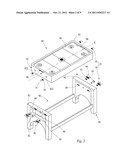 LATCH MECHANISM APPLIED FOR MULTI-FUNCTION GAME TABLE diagram and image