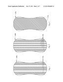 Web Substrate having Activated Color Regions in Topical Additive Regions diagram and image