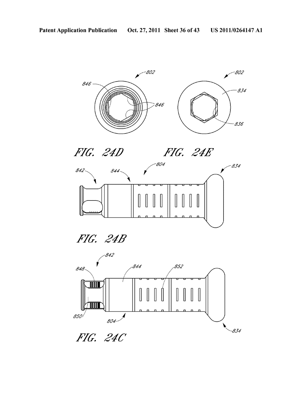 METHOD AND APPARATUS FOR SPINAL STABILIZATION - diagram, schematic, and image 37