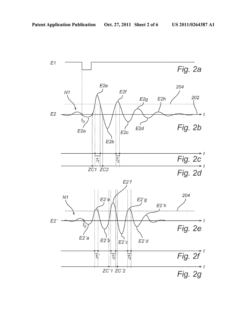 Method for determining the starting instant of a periodically oscillating     signal response - diagram, schematic, and image 03