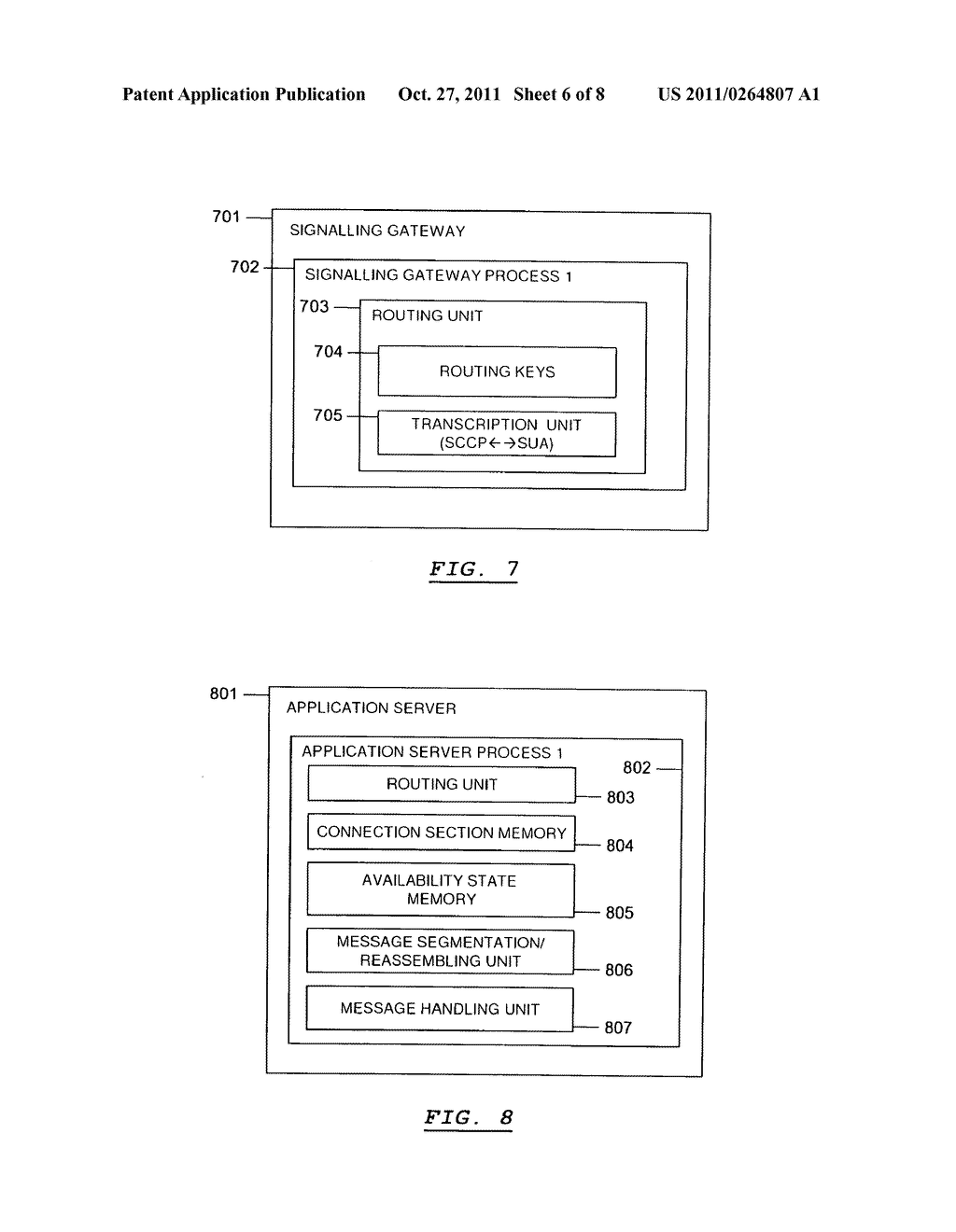 Method of Operating a Signalling Gateway and an Application Server, and     Signalling Gateway and Application Server - diagram, schematic, and image 07