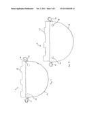 PARTIAL FEMALE UNDERGARMENT FOR COVERING A WOMANS CHEST AND A METHOD FOR     WEARING THE SAME diagram and image