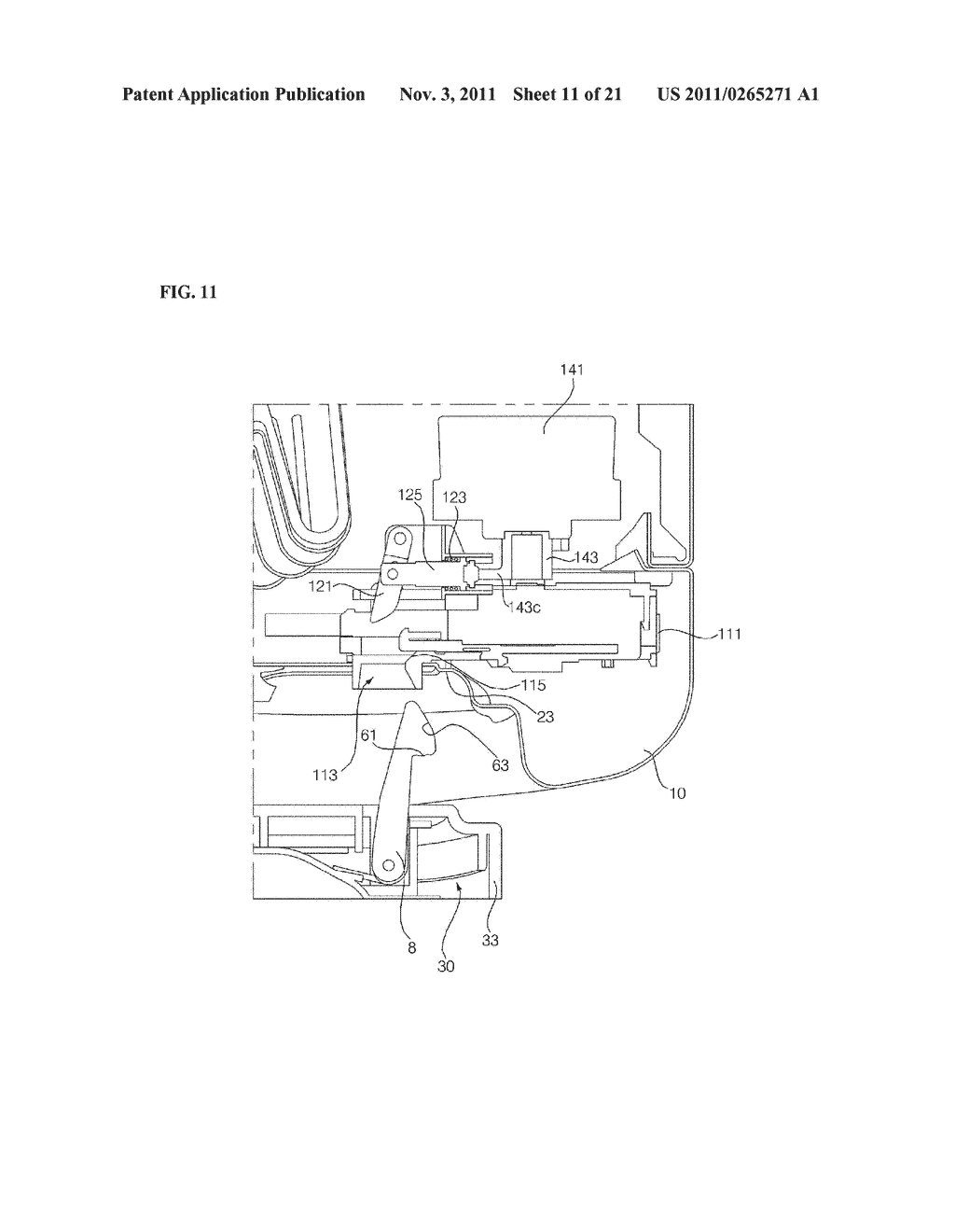APPARATUS FOR TREATING LAUNDRY AND METHOD FOR CONTROLLING THE SAME - diagram, schematic, and image 12