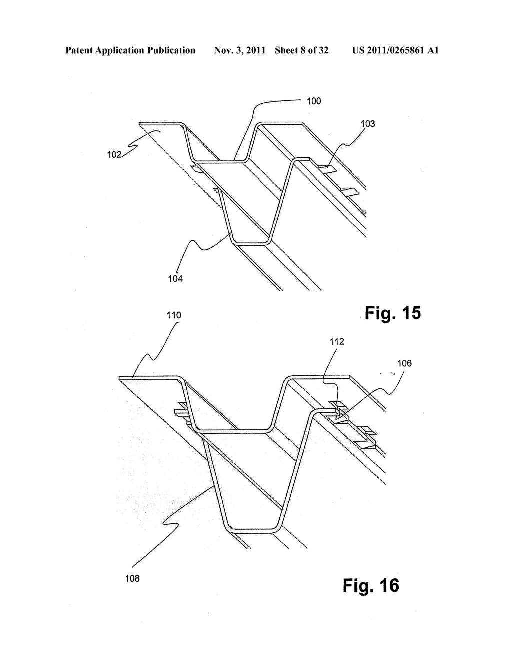 FASTENING STRUCTURE FOR A LARGE SOLAR MODULE, AND SOLAR MODULE - diagram, schematic, and image 09