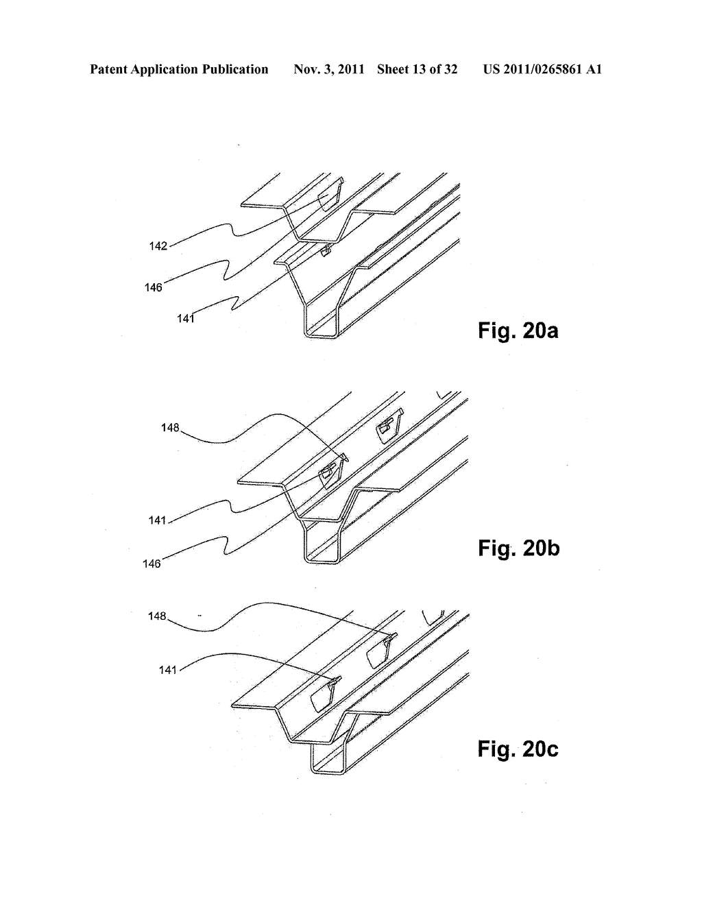 FASTENING STRUCTURE FOR A LARGE SOLAR MODULE, AND SOLAR MODULE - diagram, schematic, and image 14