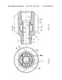 DEVICE INCLUDING AN APPARATUS FOR MEASURING DRILLING OR CORING OPERATION     PARAMETERS, AND EQUIPMENT INCLUDING SUCH A DEVICE diagram and image