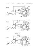 Asynchronous wired-transmission electric pedalling vehicle driven by human     generating power diagram and image