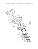 Wall mounting bath accessory assembly diagram and image