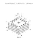 LAYERED CHIP PACKAGE AND METHOD OF MANUFACTURING SAME diagram and image