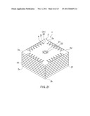 LAYERED CHIP PACKAGE AND METHOD OF MANUFACTURING SAME diagram and image