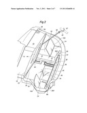 LUGGAGE SPACE ARRANGEMENT FOR STOWING AWAY A RETRACTABLE TONNEAU COVER     ASSEMBLY diagram and image