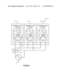 ENERGY SAVING LIGHTING SYSTEMS AND UNITS PROVIDING COORDINATED OPERATION     OF HOLDING CURRENT UNITS diagram and image