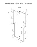 DISPLAY DEVICE AND FRAME MOUNTABLE ON THE DISPLAY DEVICE diagram and image