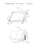 DISPLAY DEVICE AND FRAME MOUNTABLE ON THE DISPLAY DEVICE diagram and image