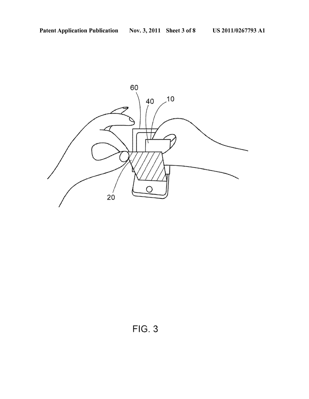 Protective Adhesive Film, Method of Adhering Protective Adhesive Film to a     Device, and Device Comprising Protective Adhesive Film - diagram, schematic, and image 04