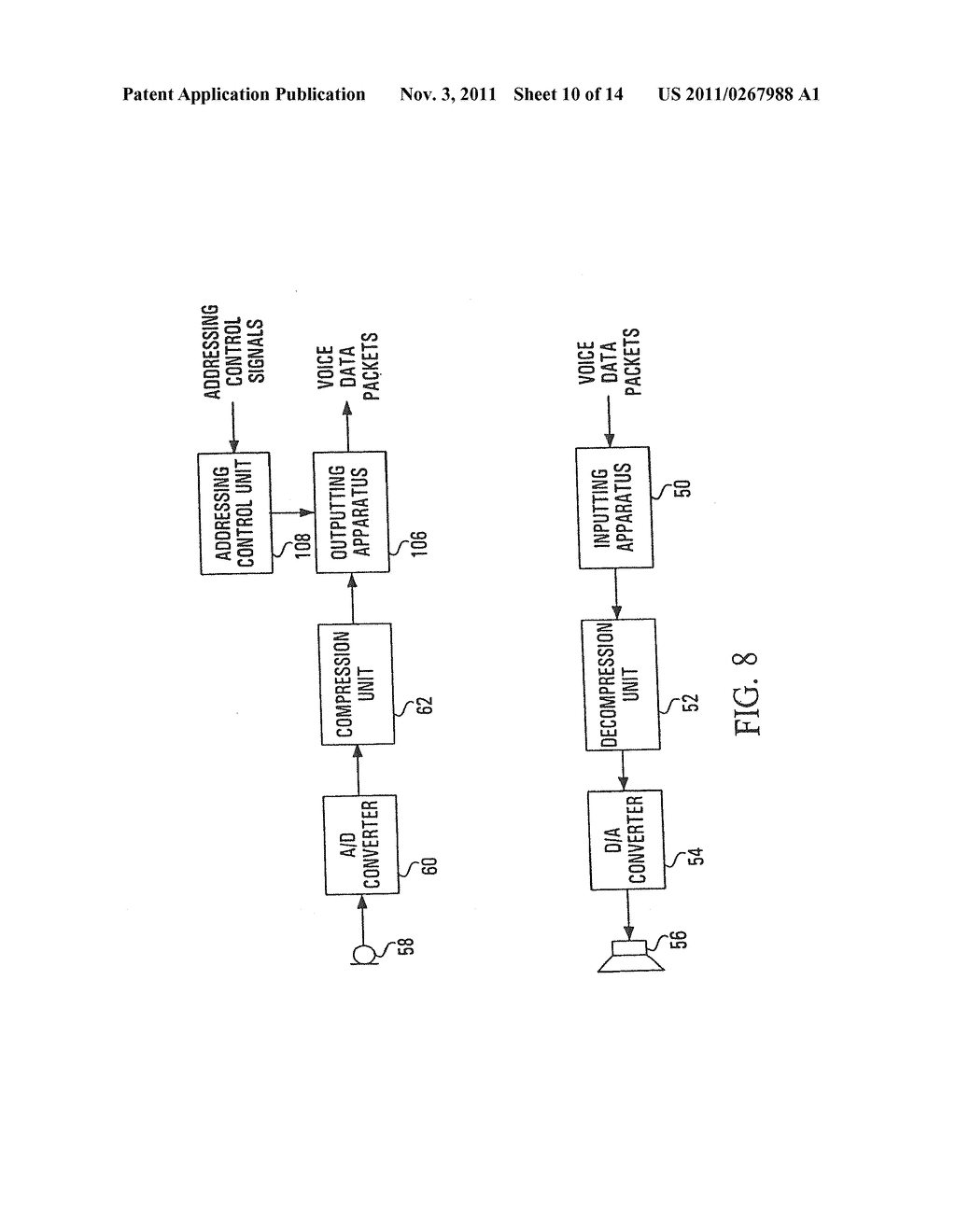 APPARATUS AND METHOD FOR PACKET-BASED MEDIA COMMUNICATIONS - diagram, schematic, and image 11