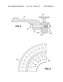 GAS TURBINE SPINDLE BOLT STRUCTURE WITH REDUCED FRETTING MOTION diagram and image