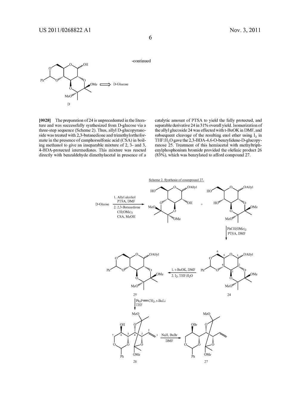 METHODS FOR SYNTHESIZING KOTALANOL AND STEREOISOMERS AND ANALOGUES     THEREOF, AND NOVEL COMPOUNDS PRODUCED THEREBY - diagram, schematic, and image 09