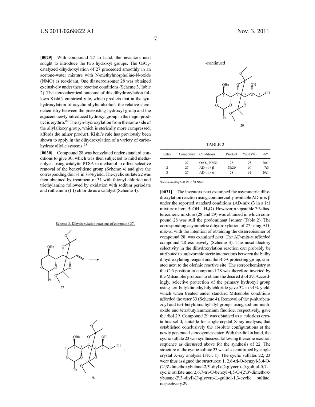 METHODS FOR SYNTHESIZING KOTALANOL AND STEREOISOMERS AND ANALOGUES     THEREOF, AND NOVEL COMPOUNDS PRODUCED THEREBY - diagram, schematic, and image 10