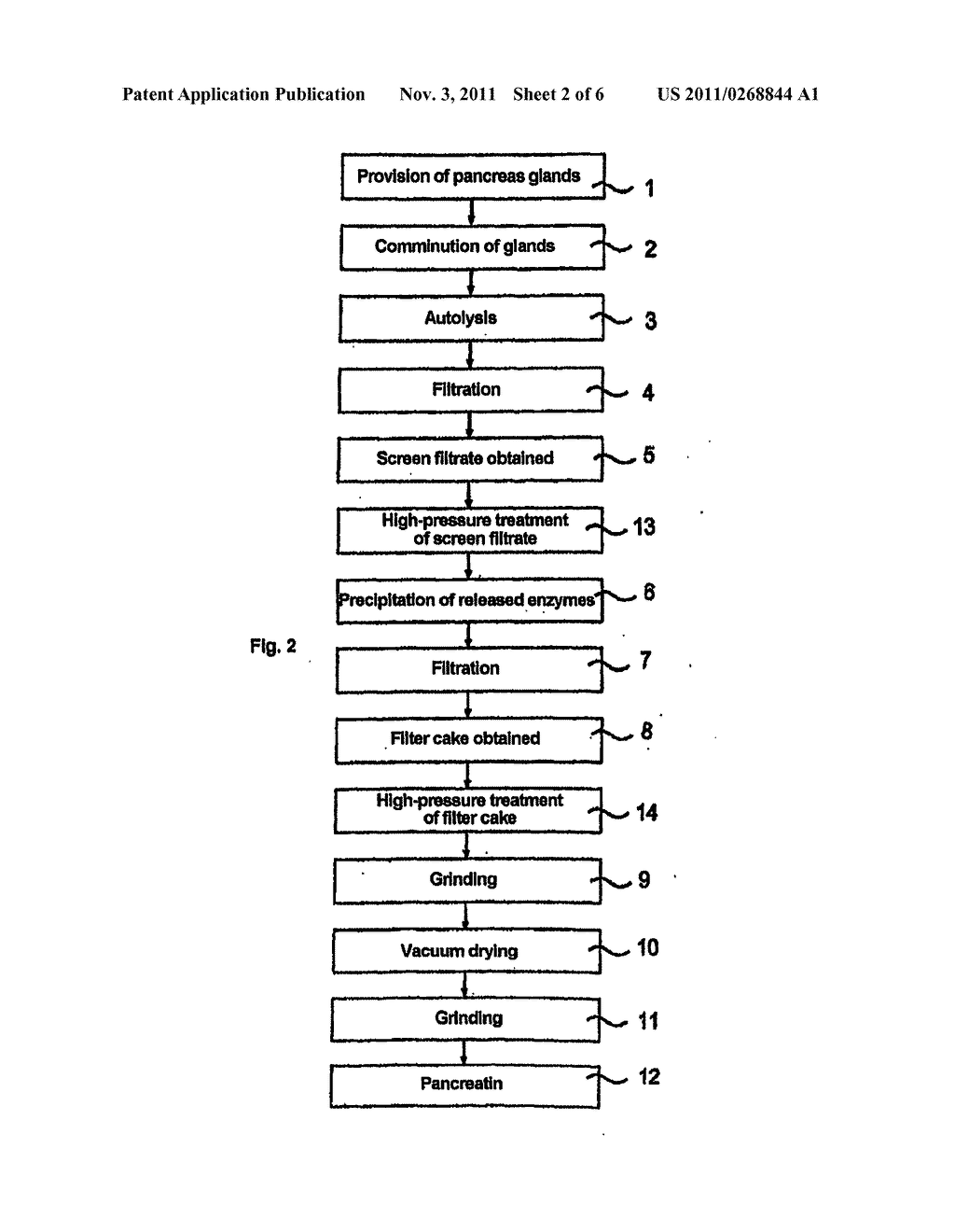 METHOD FOR REDUCING THE VIRAL AND MICROBIAL LOAD OF BIOLOGICAL EXTRACTS     CONTAINING SOLIDS - diagram, schematic, and image 03