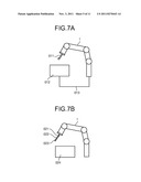 APPARATUS AND METHOD FOR DETECTING CONTACT POSITION OF ROBOT diagram and image