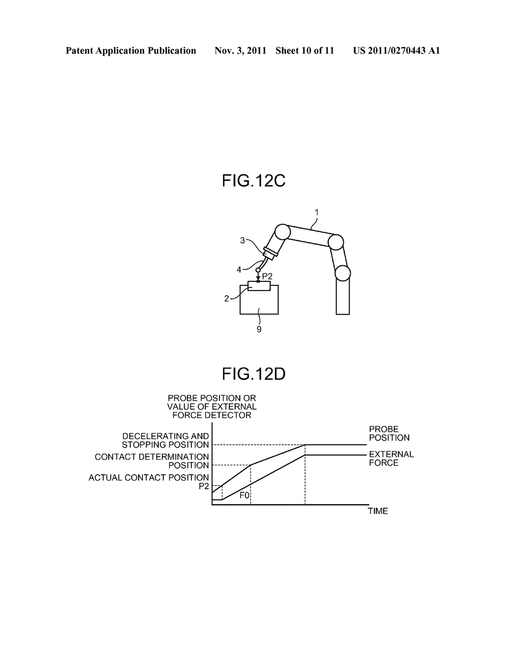 APPARATUS AND METHOD FOR DETECTING CONTACT POSITION OF ROBOT - diagram, schematic, and image 11