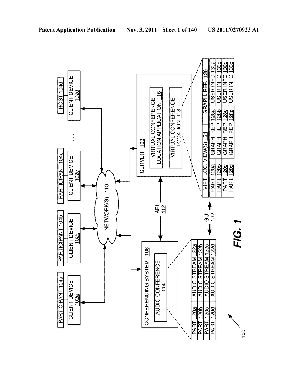 Sharing Social Networking Content in a Conference User Interface - diagram, schematic, and image 02