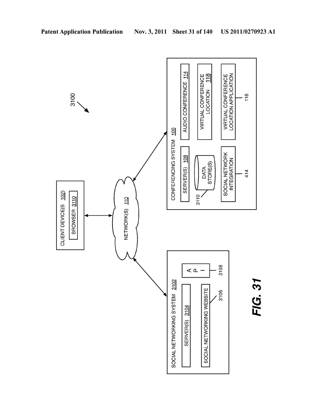 Sharing Social Networking Content in a Conference User Interface - diagram, schematic, and image 32