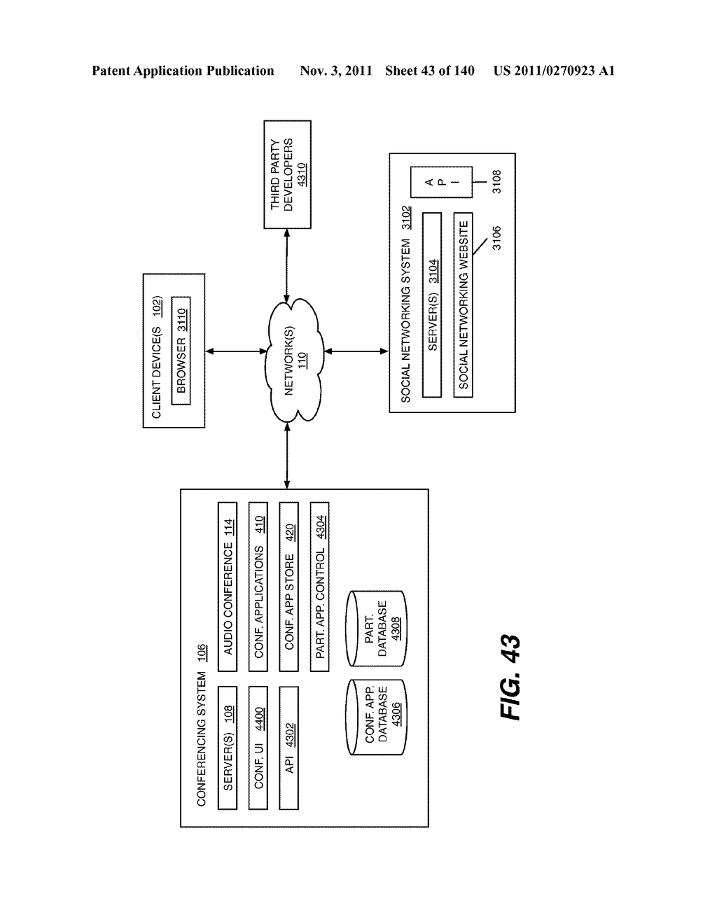 Sharing Social Networking Content in a Conference User Interface - diagram, schematic, and image 44