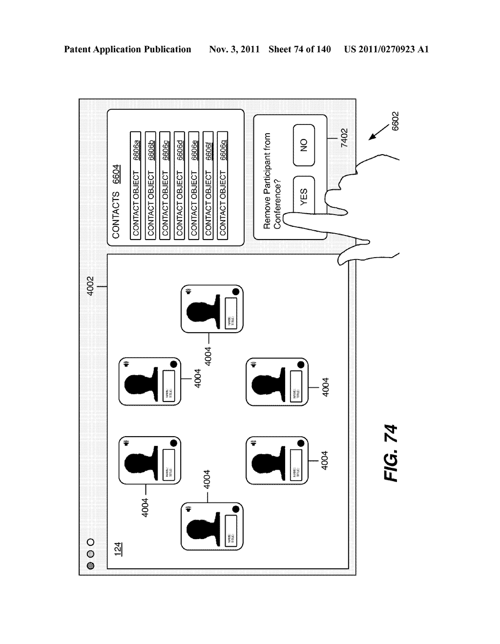 Sharing Social Networking Content in a Conference User Interface - diagram, schematic, and image 75