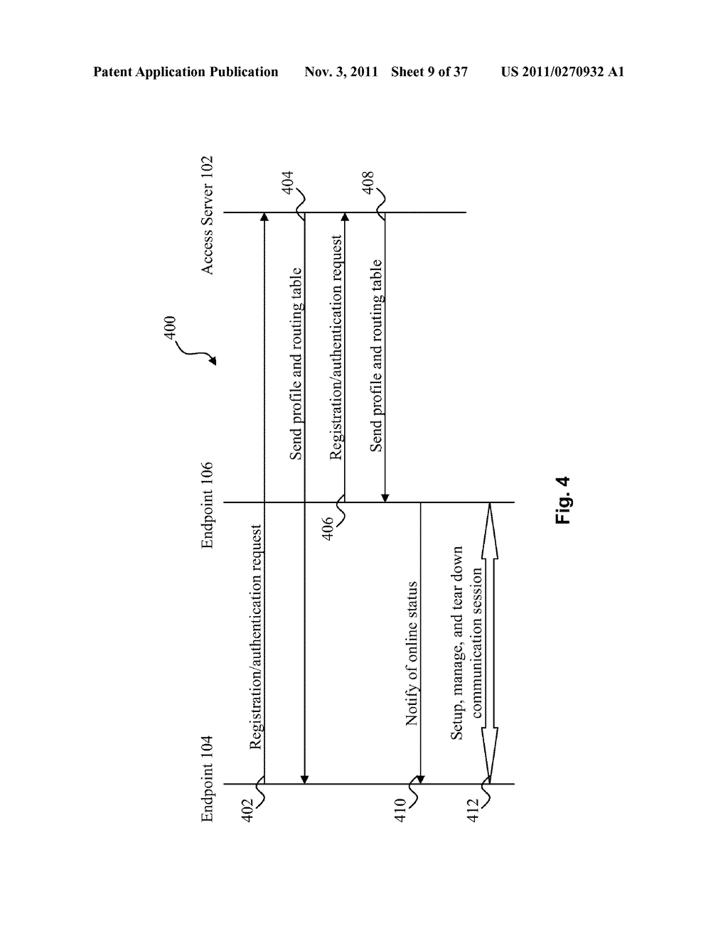 SYSTEM AND METHOD FOR PEER-TO-PEER MEDIA ROUTING USING A THIRD PARTY     INSTANT MESSAGING SYSTEM FOR SIGNALING - diagram, schematic, and image 10