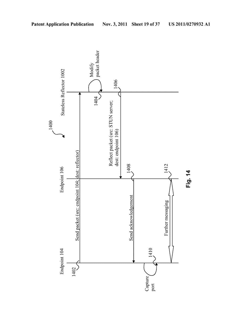 SYSTEM AND METHOD FOR PEER-TO-PEER MEDIA ROUTING USING A THIRD PARTY     INSTANT MESSAGING SYSTEM FOR SIGNALING - diagram, schematic, and image 20