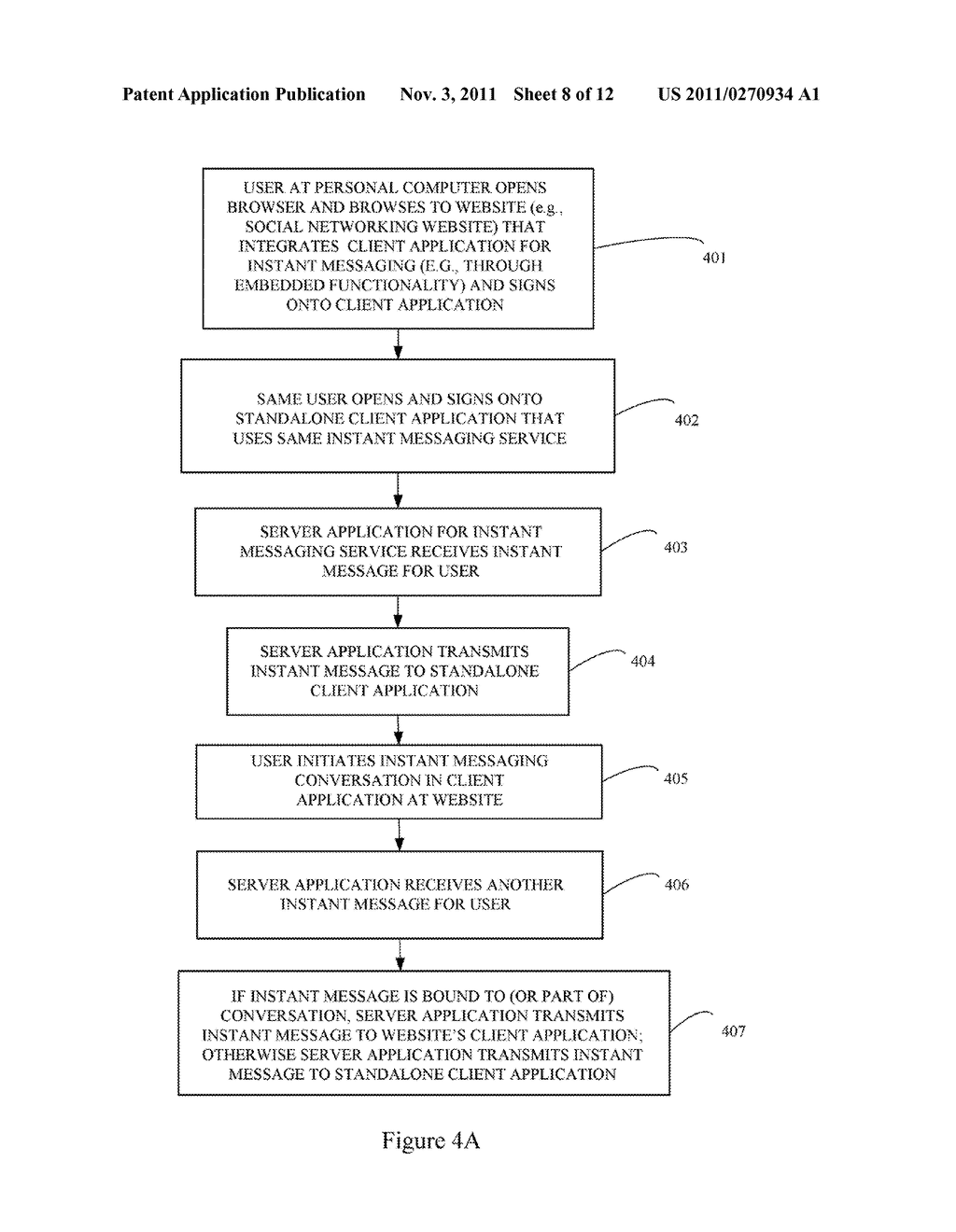 STATE TRANSFER FOR  INSTANT MESSAGING SYSTEM WITH MULTIPLE POINTS OF     PRESENCE - diagram, schematic, and image 09