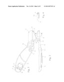 OPENING AND CLOSING MECHANISM FOR UTILITY KNIFE diagram and image