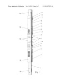 HYDRAULIC PACKER CONSTRUCTED ENTIRELY OF GLASS-FIBER COMPOSITION AND     STAINLESS STEEL diagram and image