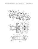 LINK CHAIN FOR CHAIN CONVEYORS AND HORIZONTAL CHAIN LINKS THEREFOR diagram and image