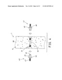 Fastener device for wall construction diagram and image