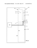 ANTENNA HAVING PLANAR CONDUCTING ELEMENTS, ONE OF WHICH HAS A PLURALITY OF     ELECTROMAGNETIC RADIATORS AND AN OPEN SLOT diagram and image