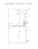 ANTENNA HAVING PLANAR CONDUCTING ELEMENTS, ONE OF WHICH HAS A PLURALITY OF     ELECTROMAGNETIC RADIATORS AND AN OPEN SLOT diagram and image