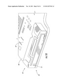 MOBILE WIRELESS COMMUNICATIONS DEVICE COMPRISING MULTI-FREQUENCY BAND     ANTENNA AND RELATED METHODS diagram and image