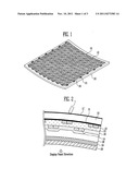 Curved touch screen panel and method of manufacturing the same diagram and image