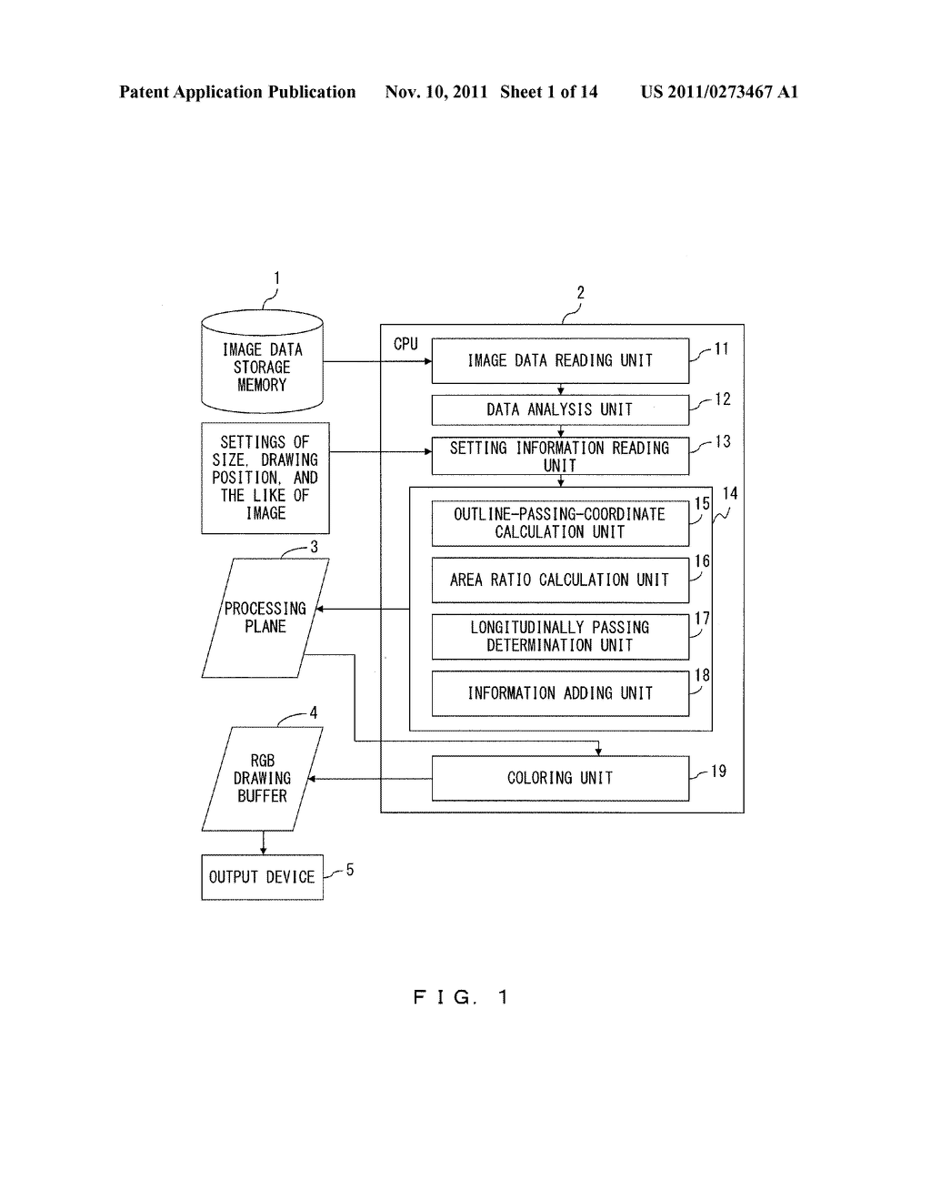 DEVICE AND METHOD FOR MULTICOLOR VECTOR IMAGE PROCESSING - diagram, schematic, and image 02